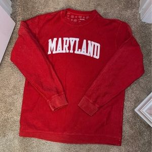 university of maryland oversized sweater